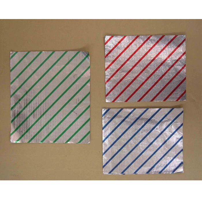 Pre-cut interfolded pop up aluminum foil sheets
