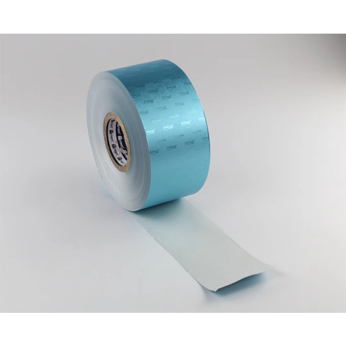 Embossing laminated aluminum foil paper for chocolate wrapper