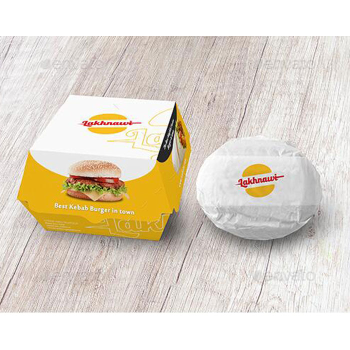 Custom Made Printed Paper Burger Box