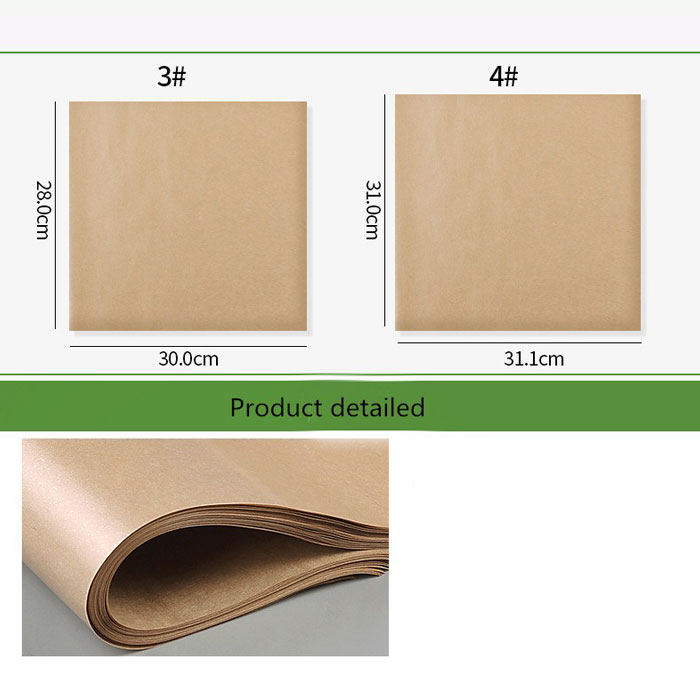 Brown Kraft Greaseproof Paper, Greaseproof Paper for Food
