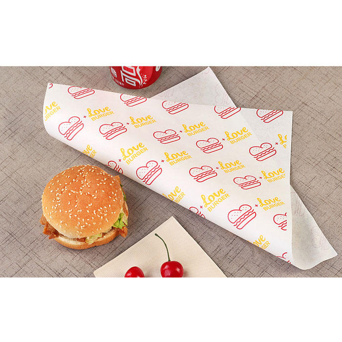 PE Coated Greaseproof Burger Wrapping Paper, Food Packaging Paper