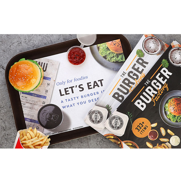 Eco-Friendly new design restaurant paper placemats for food